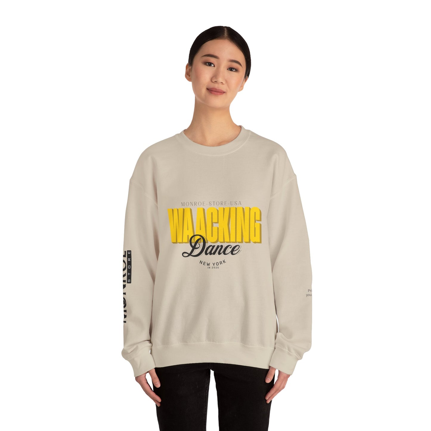 Waacking Dance Sweatshirt Sweater, Dance Crewneck Jumper, Unisex Streetwear Pullover, Urban Dance Clothing, Funky Dance Apparel