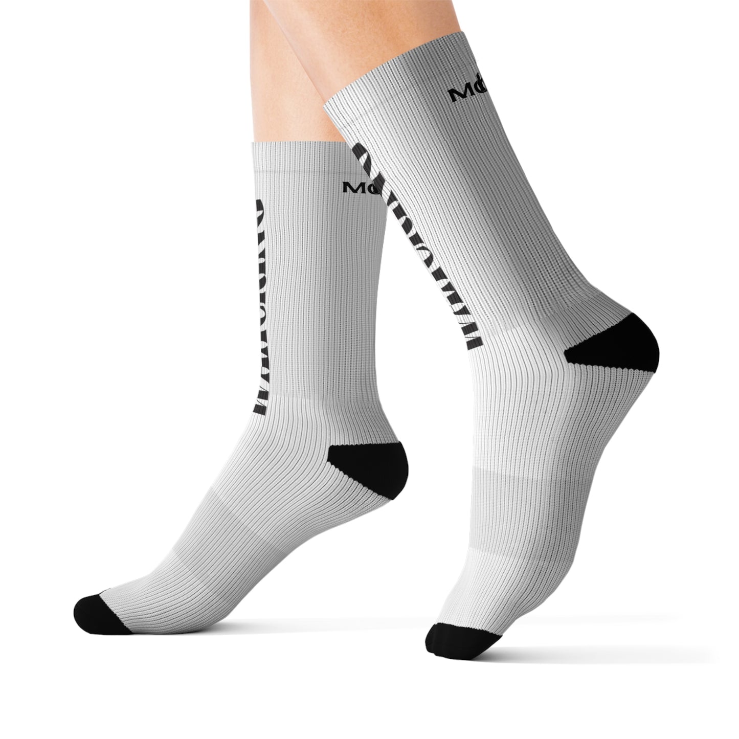 Motivational Sublimation Socks Waacking design - Fitness & Everyday Wear