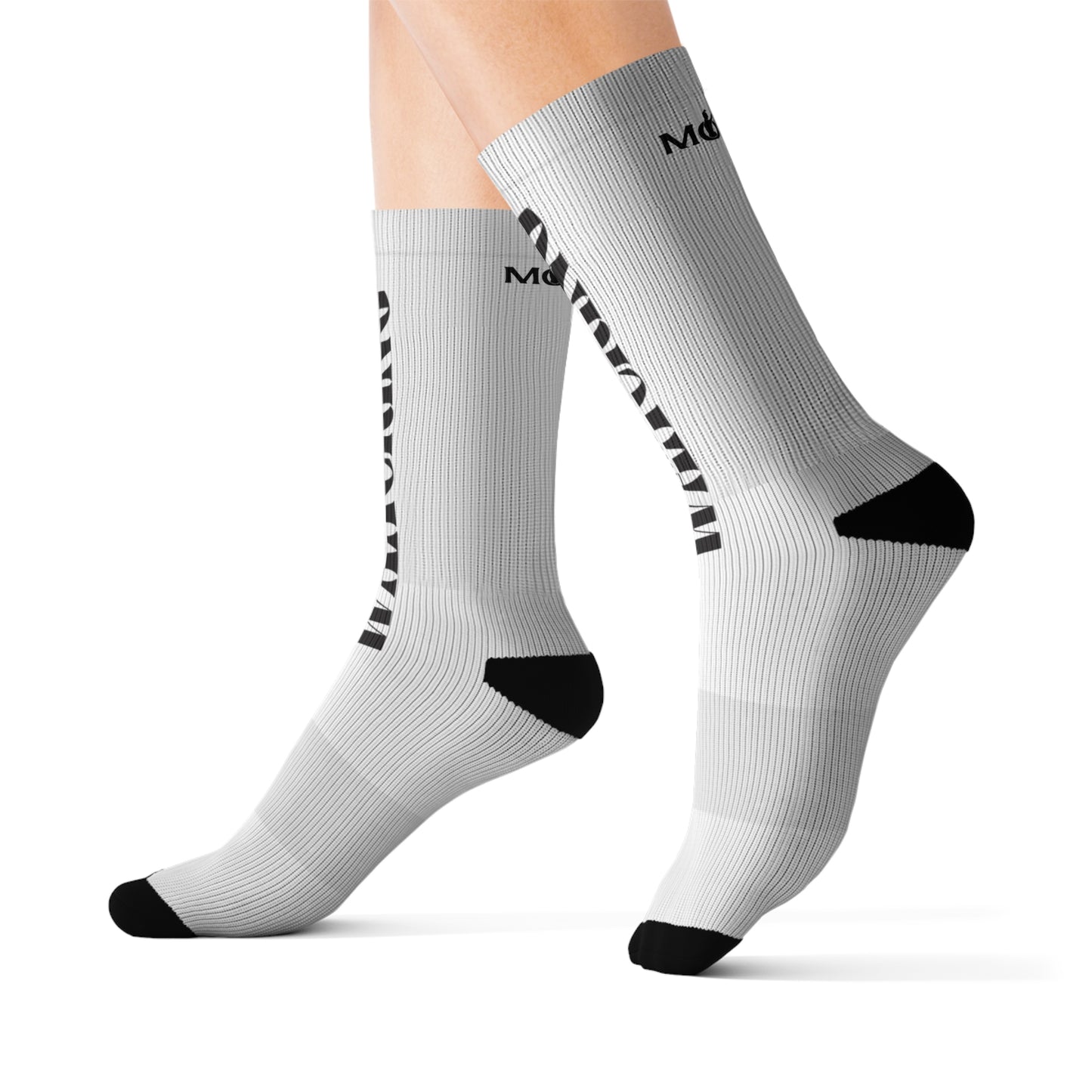 Motivational Sublimation Socks Waacking design - Fitness & Everyday Wear